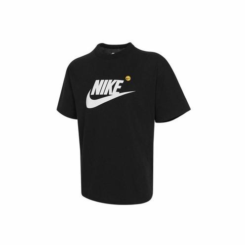 Nike Letter Logo Pullover Crew Neck Casual Short Sleeve T-Shirt for Men XL чёрный