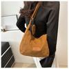 2024 NEW Crossbody Bag Corduroy Shoulder Bags Large Capacity School Book Bag Fashion Bags for Teen Girl Student