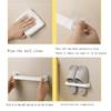 Wall-mounted Slipper Rack Non-porous Bathroom Shoe Organizer Durable Waterproof Strong Load-bearing Rack by Ecoco