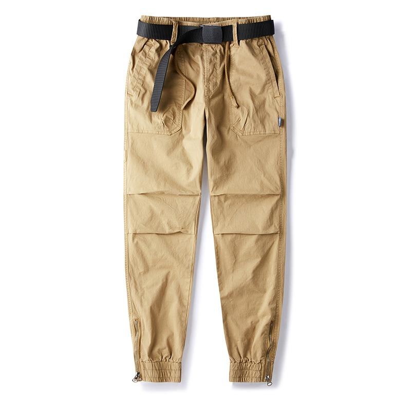 Macacão masculino resistente ao desgaste solto casual moderno calças verdes calças masculinas inverno espessas calças modernas roupa masculina
