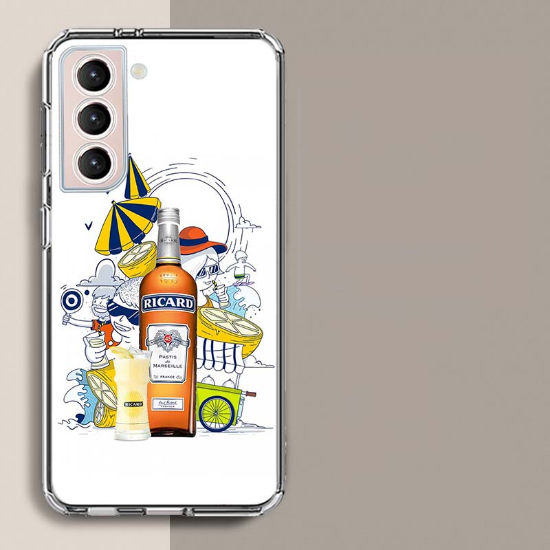 

R-RICARDs A-Alcohol Vintage Phone Case For Samsung A16 A26 A36 A56 A17 A15 A25 A35 A55 A14 A24 A34 A54 A04S A05S Galaxy Note 20 Samsung A17 5G