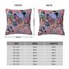 Chaos Dead Astronaut Square Pillowcase Polyester Linen Velvet Printed Zip Decor Room Cushion Cover