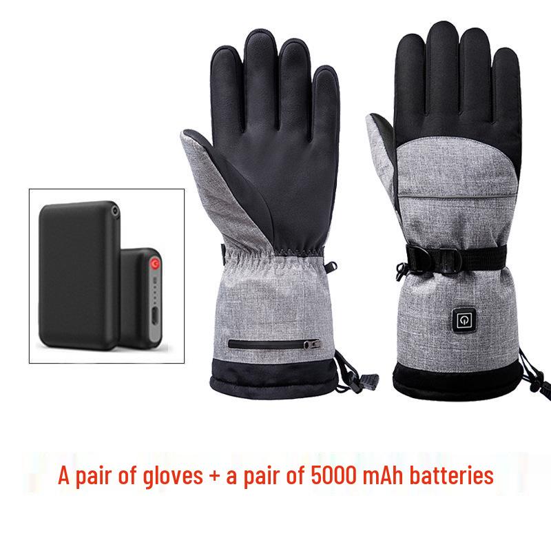 Waterproof Heated Winter Gloves for Riding, Skiing, and Outdoor Activities