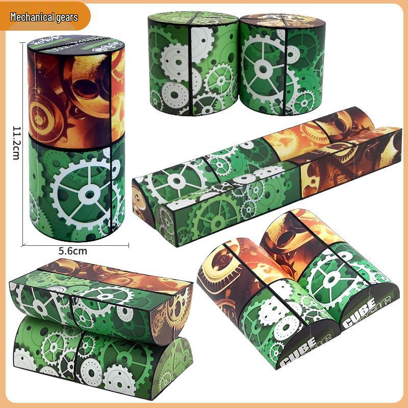 3D Geometric Magnetic Rubik s Cube: Ever-Changing, Irregular Shape Educational Toy