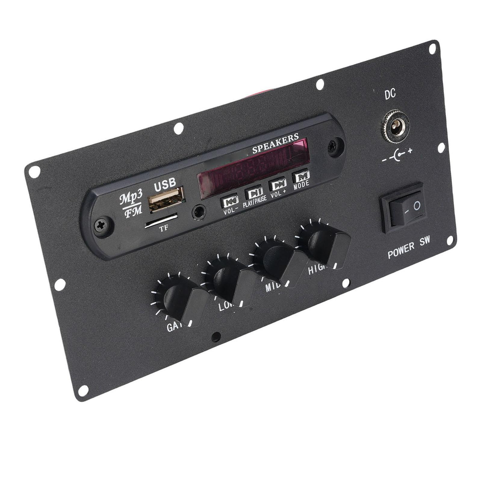 Placa de Tono de Preamplificador HiFi NE5532 Placa de Control de Volumen y Tono de Preamplificador con Mando a Distancia