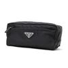 Used / PRADA Travel Pouch / Cosmetic Pouch Nylon/Saffiano Leather Black [Used]