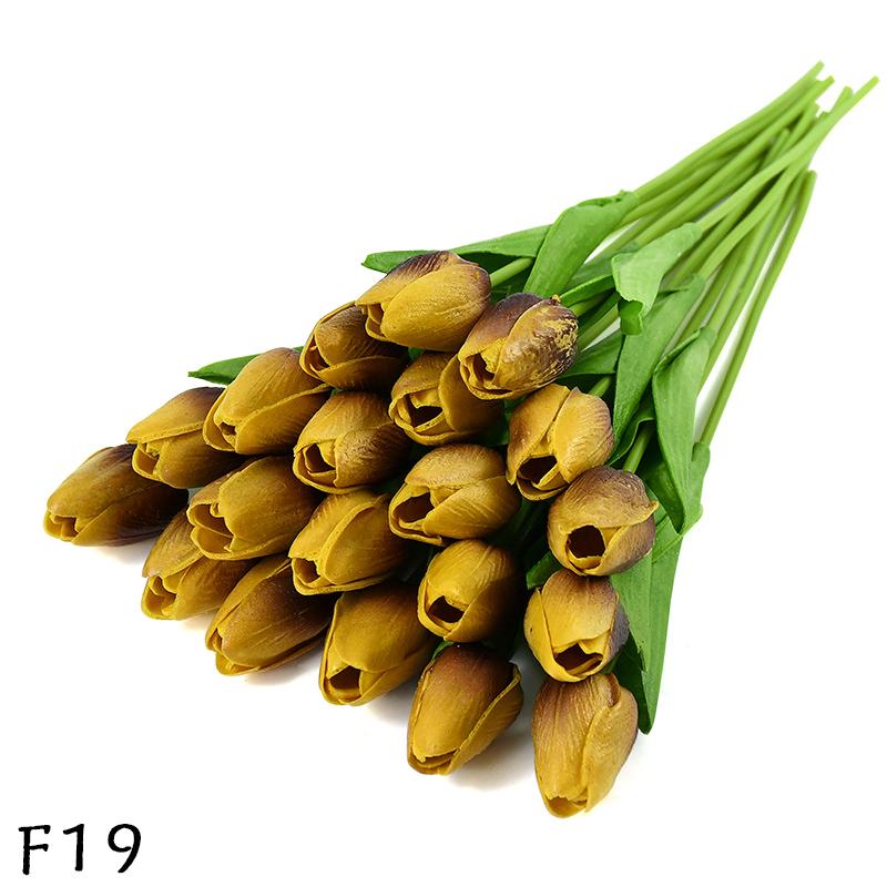 5/10pcs PU Tulip Simulation Flower Artificial Flowers Fake Tulips Real Touch Flower Arrangement Bouquet for Home Wedding Decor