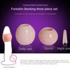 3PCS Multifunction Foreskin Correction Penis Rings Delay Ejaculation Male Chastity Device Screw Shape Cock Ring Sex Toys For Men