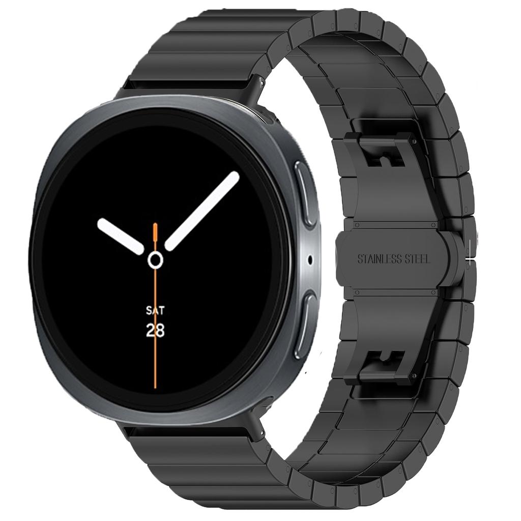 Comfortable strap for Samsung Galaxy Watch Ultra 47mm, stainless steel metal replacement strap, business style