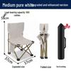 Portable Outdoor Folding Chair with Backrest for Camping, Fishing, and Art Sketching