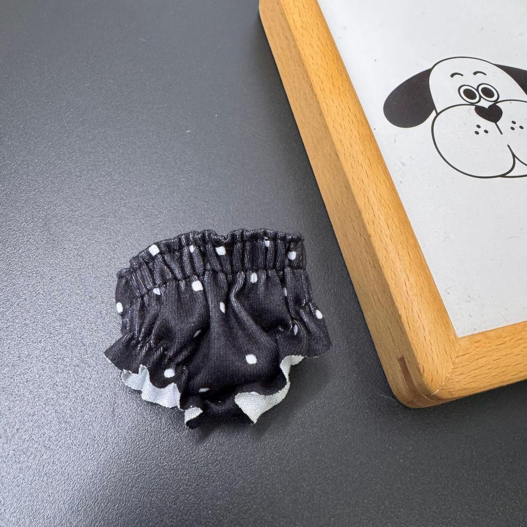 Labubu Doll Clothes: Cotton Pants & Accessories for 13cm-23cm Dolls, including Palm Dog-Themed Underwear.