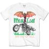 Men's Meatloaf Bat Out Of Hell T-shirt Large White