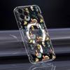 Cartoon Cute Dinosaurs Phone Case For iPhone 17 16 15 14 13 12 Pro Max Plus With Magnetic Crystal Clear Case Wireless Charge