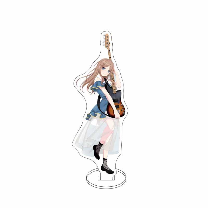 Bang Dream! Stand Anime Game Poppin party Hanazono Tae Kokoro Tsurumaki Yukina Minato Roselia Hazawa Tsugumi Acrylic Standing 15 cm