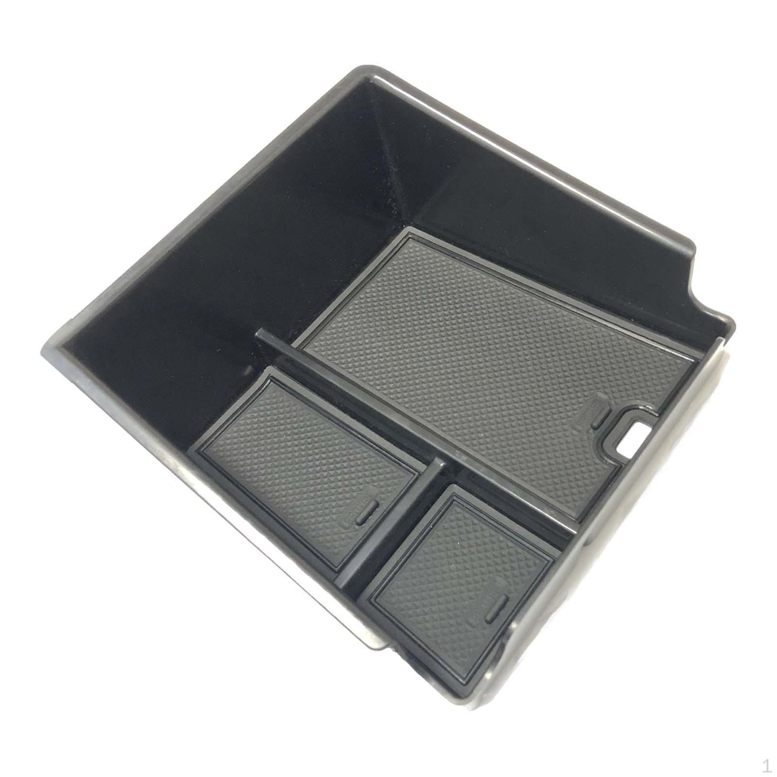 Auto Center Console Armrest Storage Box 3 Compartments Holder Phone Keys Tray for Seal Parts Silicone