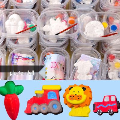 Muñeca de Yeso Pintada DIY Creativa para Niños - Regalo para Colorear Grafiti