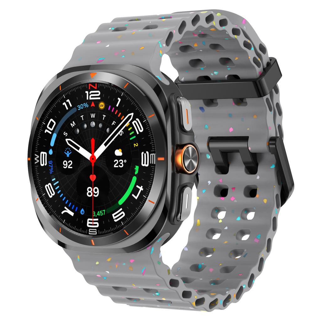 Silicone Breathable Strap For Samsung Galaxy Watch Ultra 47mm Marine Wristband Bracelet Galaxy Watch Ultra(2025) 47mm  Watchband