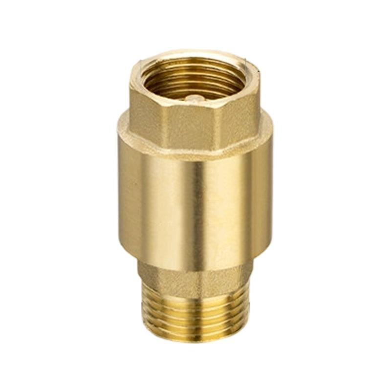 Heavy Duty 6 Inch Vertical Mount Brass Check Valves With Thickened Body For High Pressure Systems Plumbing Applications