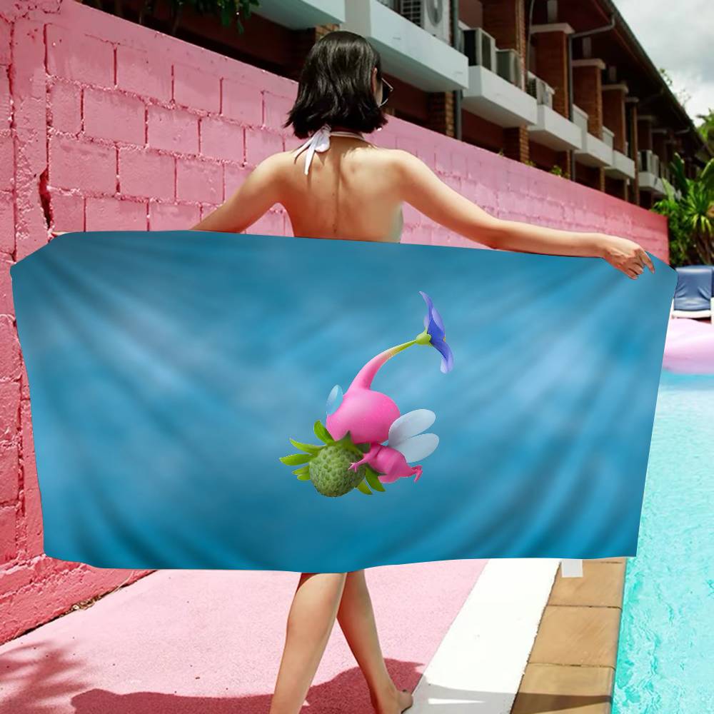 P-pikmin Game Big Microfiber Beach Towels Quick Dry Towel Sand Beach Towels Pool Towel For Travel Swim Pool Yoga
