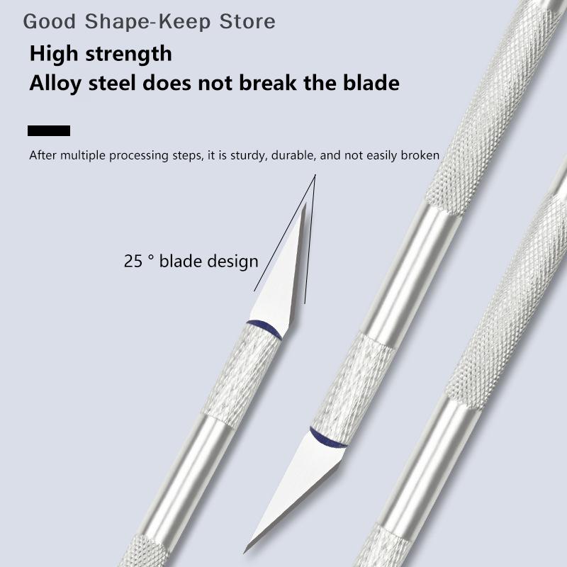 High Quality 13 Piece Metal Art Knife Set - Perfect for Paper Cutting, Craft Projects & Model Creation