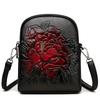 Fashion Bag for Women, Chinese Style, Ethnic Style, Multi-layer, Middle-aged and Elderly Mother's Bag, Single Shoulder, Crossbody, Mobile Phone Bag
