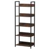 Metal Bookshelf Open Bookshelf 5-Tier for Living Room Bedroom & Office