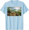 Landscape with the Fall of Icarus Fine Art Print Graphic Tee Cotton Casual Crew Neck TShirt for Men