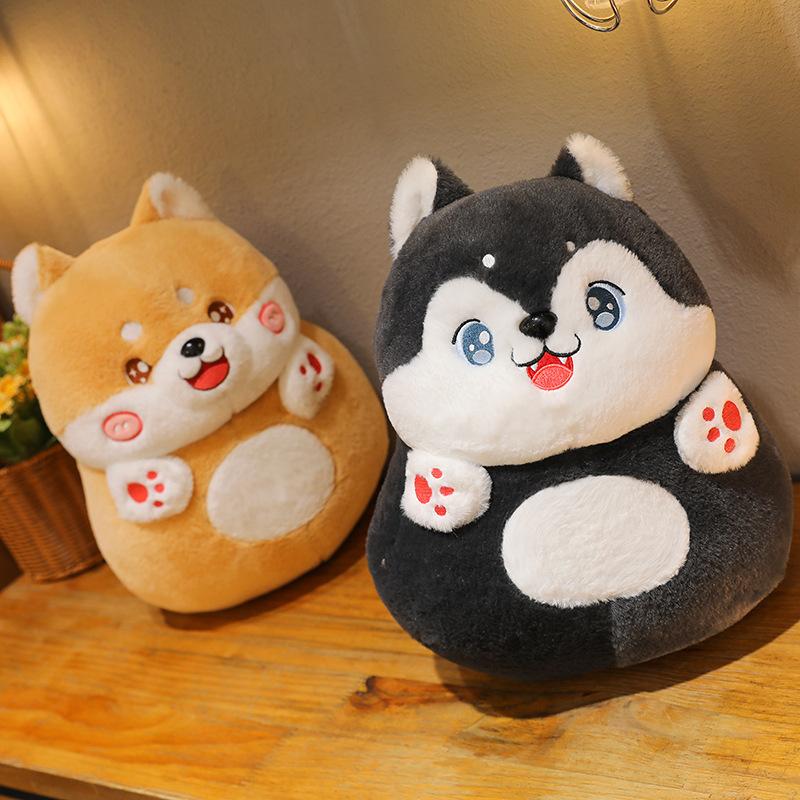 Puppy Doll Plush Toy Husky Doll Simulation Animal Plush Doll Street Stand