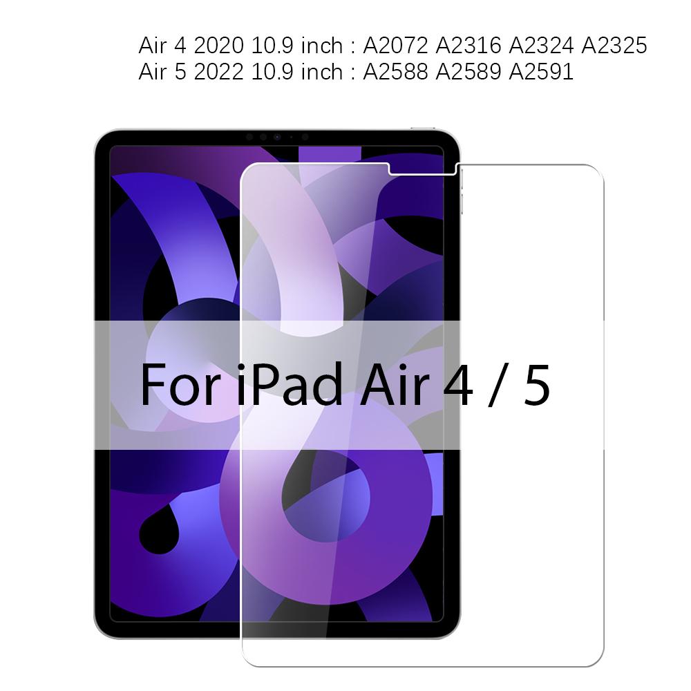 For iPad A16 Pro 13 M5 M4 12.9 10 9 9th 10th Generation Tempered Glass Screen Protector For Ipad Air 11 M2 M3 5 4 Mini 6 7 Film