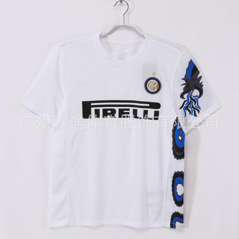 Vintage Football Jersey Short Sleeve Retro Soccer Shirt Men AC Milan Inter Roma Juventus
