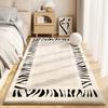 Simple Cream Style Faux Cashmere Living Room Fluffy Rugs Home Decor Bedroom Cloakroom Bedside Non-Slip Rugs