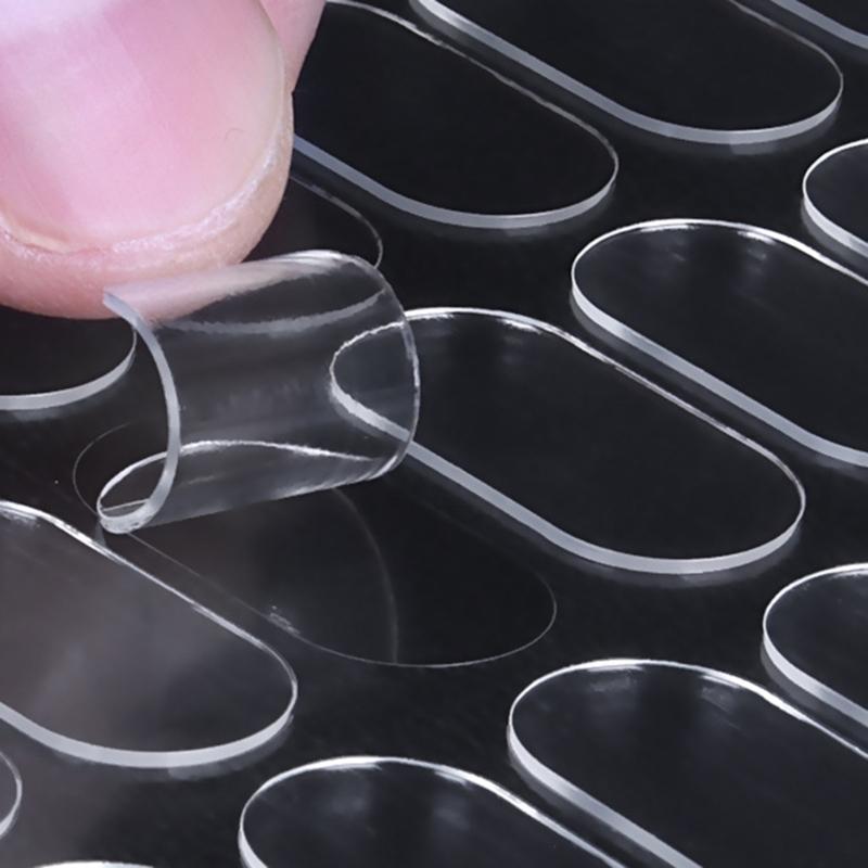 100Pcs Double Side Sticky Tape Stickers Clear Sticky Dot Stickers Traceless Sticky Putty for Christmas Decorations