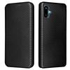 For Samsung Galaxy F06 5G/M06 5G Case Carbon Fiber Texture Drop-Proof PU Leather Phone Cover