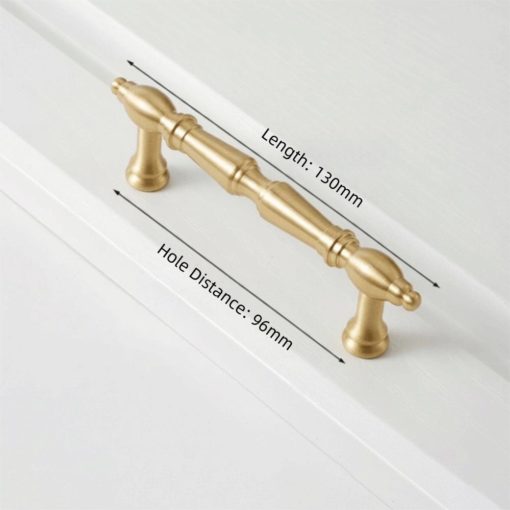 Brushed Antique Brass Cabinet Pulls Solid Brass Wardrobe Handles Furniture Handles Kitchen Use