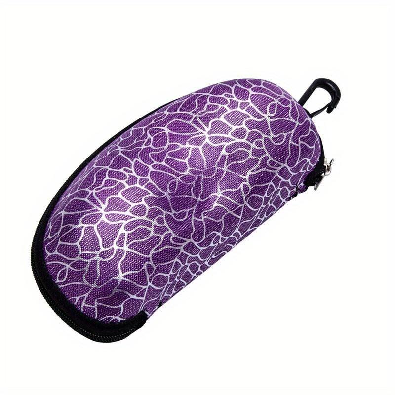 2Pcs Multicolor Zipper Oxford Cloth Glasses Case Portable Sunglasses Reading Glasses Storage Box