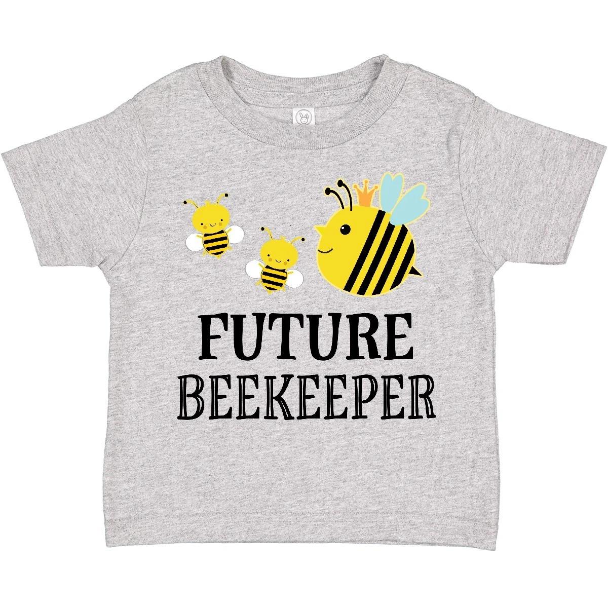 Inktastic Future Beekeeper Honey Bee Toddler T-Shirt Honeybee Occupation Hobby 140