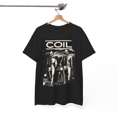COIL Unnatural History T-Shirt, Vintage Industrial Music Shirt, Dark Wave Experimental Band Tee, John Balance Peter Christopherson, S To 5XL