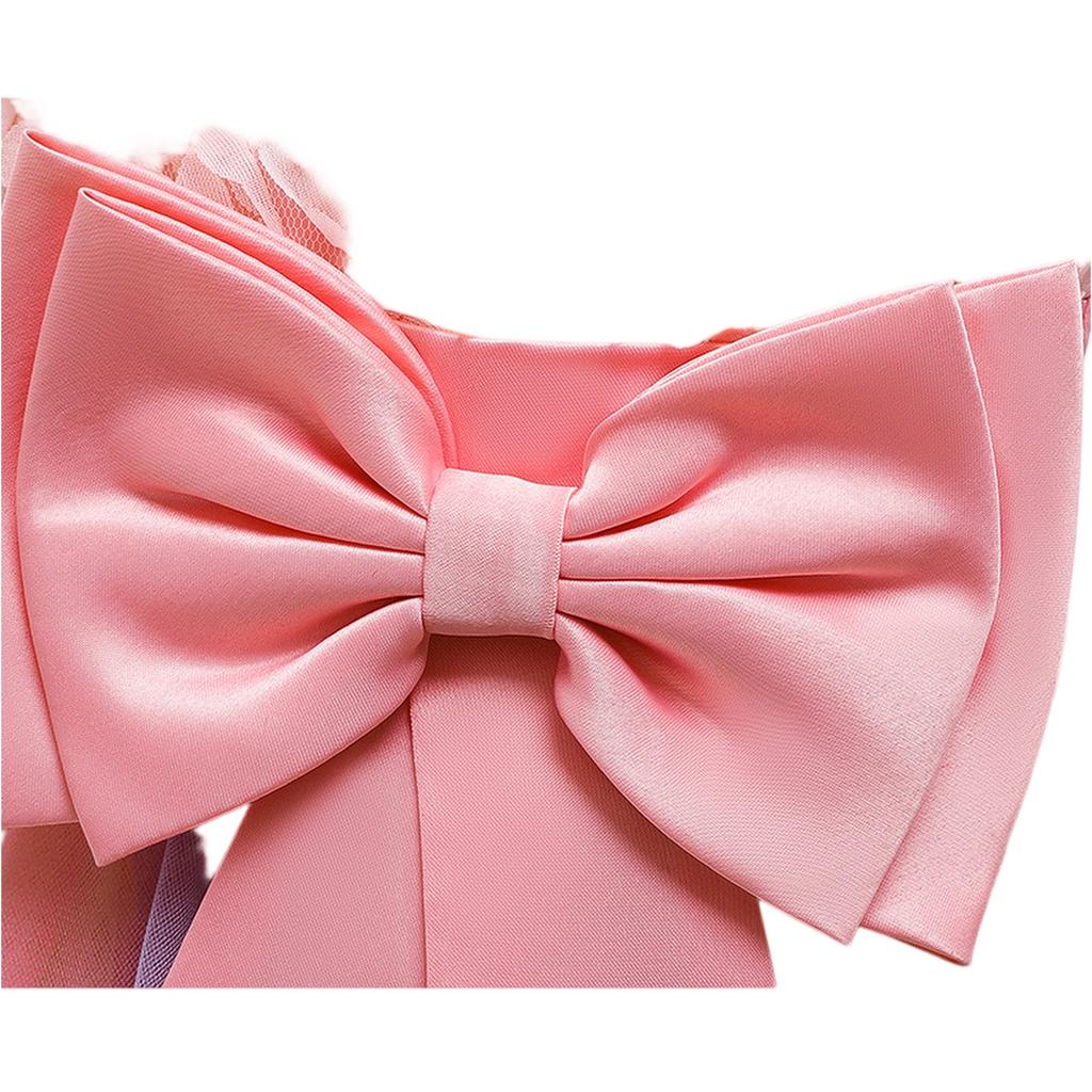 Girls' Tulle Puff Dress - Princess Ball Gown