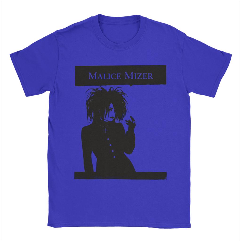 Malice mizer band Maglietta 100% Cotone Per Coppia Estate Stile Street T-shirt Girocollo Harajuku T-shirt Oversize Sformate Top