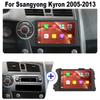 Autoradio Android für SsangYong Kyron Actyon 2005–2013 GPS-Navigation Stereo Auto Wifi Multimedia-Player Bluetooth 2Din BT