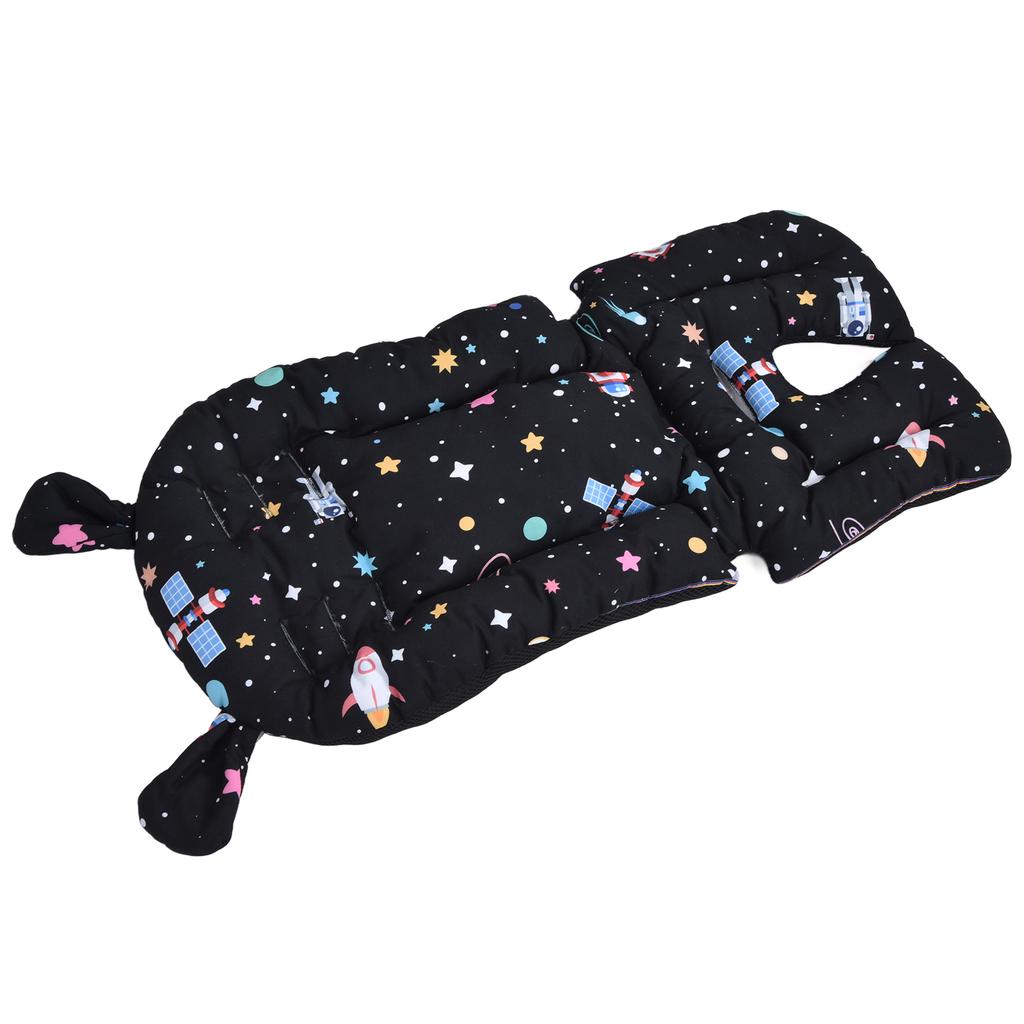 Two Sided Baby Stroller Liner Soft Cute Cartoon Patterns Infant Stroller Pad AccessoryStroller