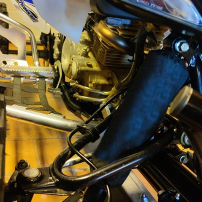 Motorcycle Shock Absorb Cover Nylon Fabric Shock Absorb Guard Easy Carry for Road Riders & Maintenance Technicians