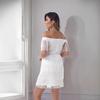 Disponibile: Abito con nappe monospalla alla moda europea e americana