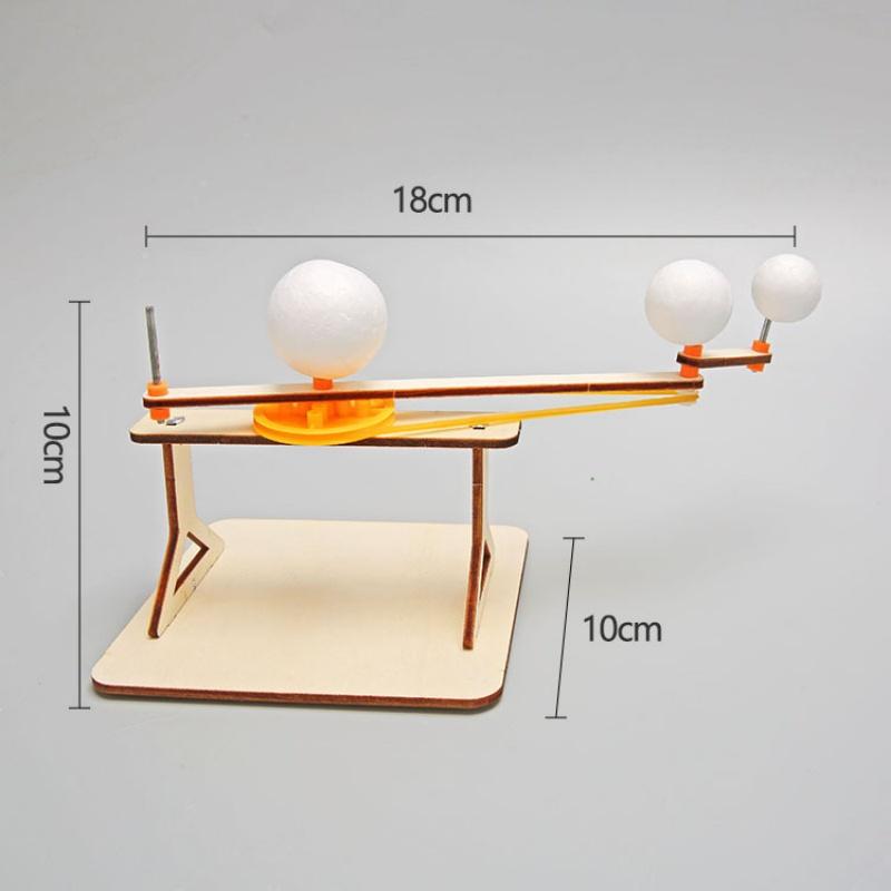 Diy Earth Moon Sun Spheres Model Tecnologia Science Toys Stem Experimental Tool Kit Teaching Aids For Kids Educational Gift