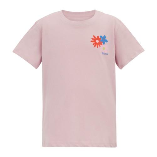Regatta Childrens/Kids Bosley Floral Back Print T-Shirt