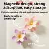 Lotus Magnetic Fridge Magnets, Household Kitchen Snack Bags, Moisture-proof Sealing Clamps, Three-dimensional Food Preservation Sealing Devices