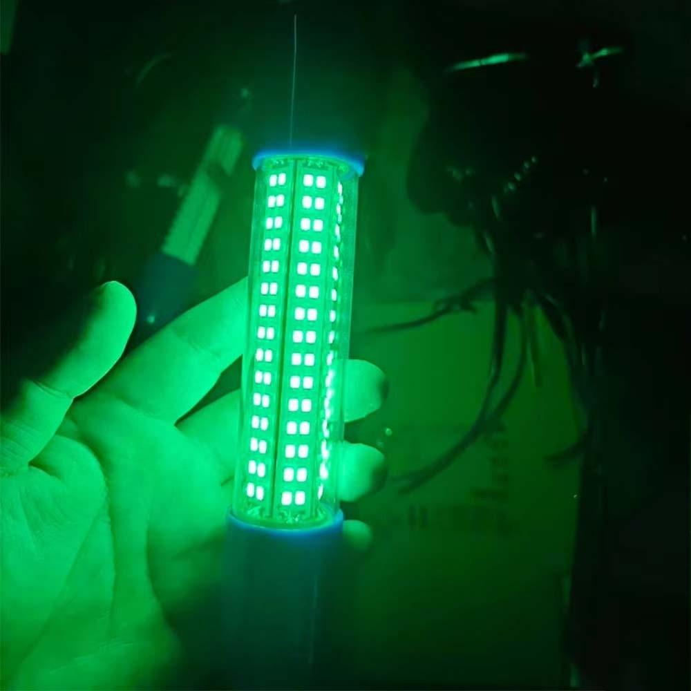 Portable Underwater Fishing Light 30W Submersible Boat Lamp Lures Finder Lamp  Salvage Operation