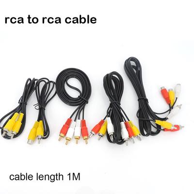 1 Meter Audio 2 3 RCA-Kabel Stecker auf 2 3 RCA-Buchse Klinkenstecker Stereo auf 2RCA 3RCA-Buchse AV-Adapter-Anschlusskabel Media Player