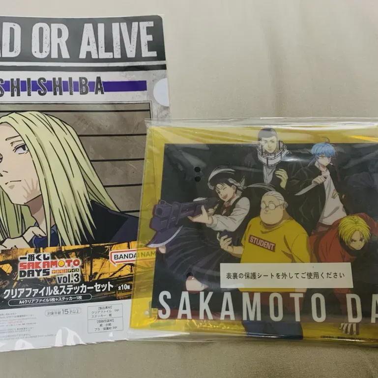 

(запечатанный, неоткрытый) Sakamoto Days Первый лотерейный приз F Акриловая доска+прозрачный файл