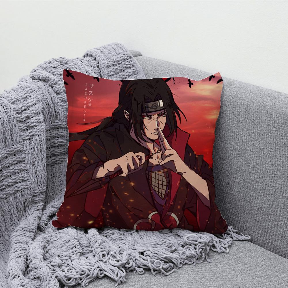 I-ItachiS anime Pillow Case Pillow Case Soft Cushion Cases for Farmhouse Sofa Decor Home Decorations and Protector